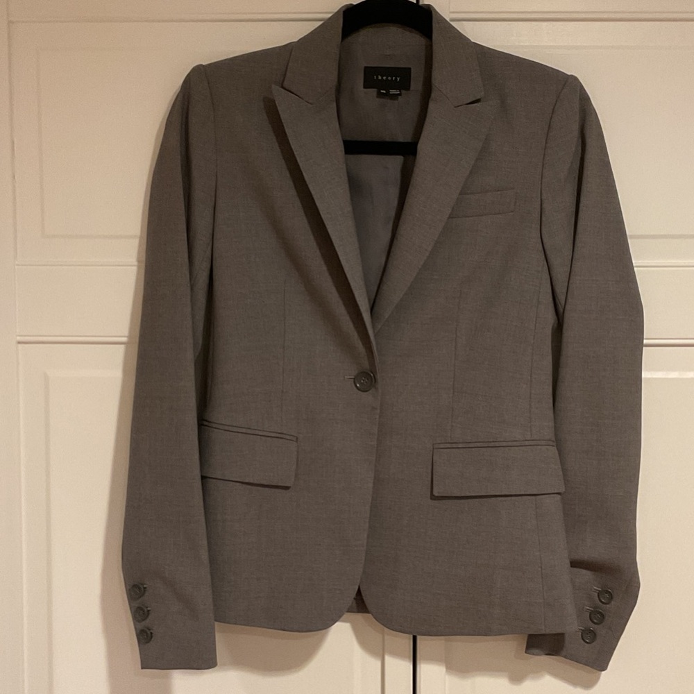 Theory Charcoal Blazer
